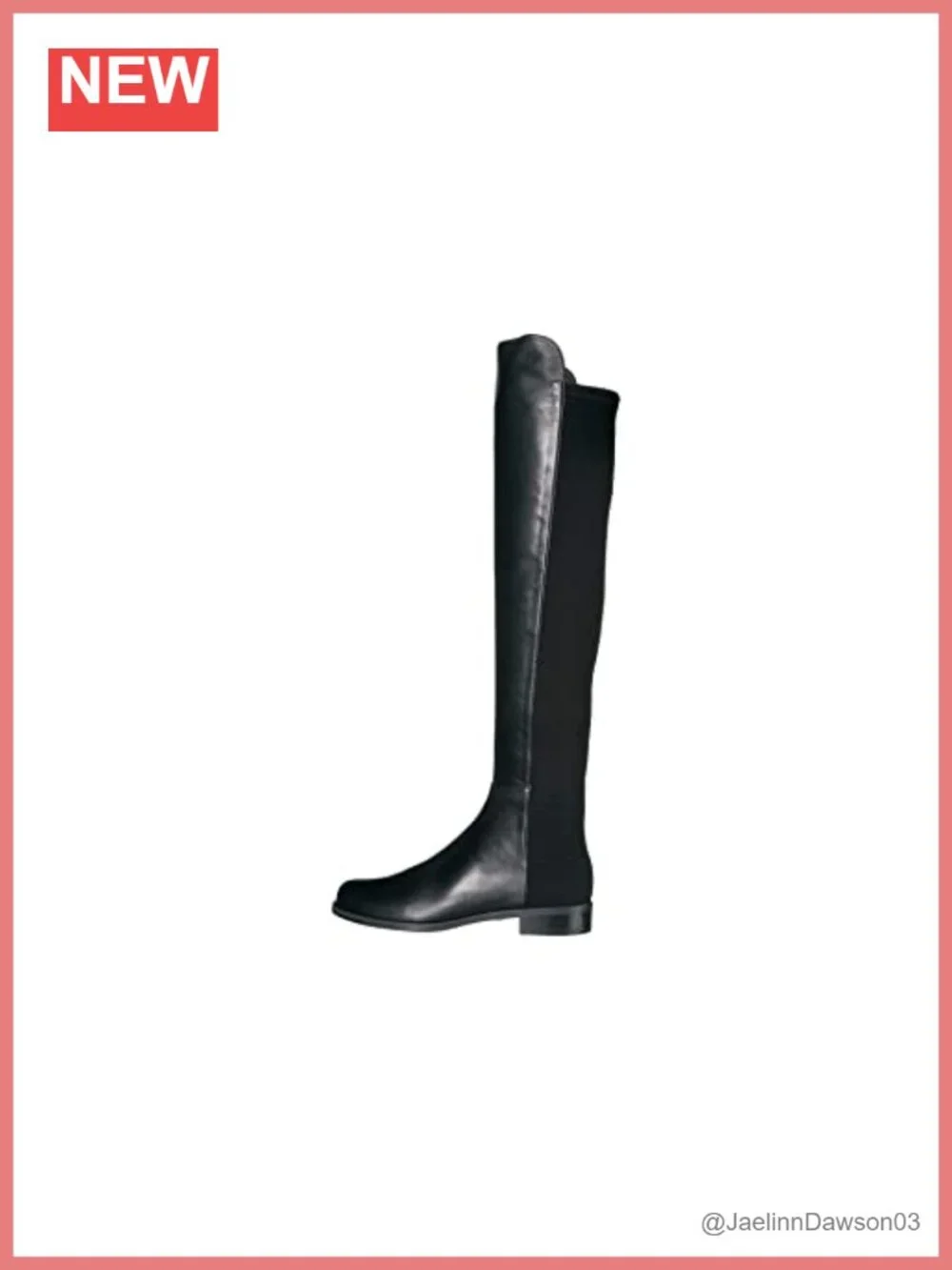 Stuart Weitzman 5050 Knee-High Boots Leather Slip-On